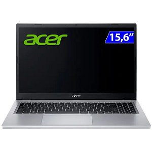 NOTEBOOK ACER 15.6P I3-N305 8GB 256GBSSD W11 A315-510P-34XC PRATA BIVOLT
