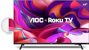 TV 43P AOC LED SMART ROKU WIFI FULL HD USB HDMI 43S5135/78G