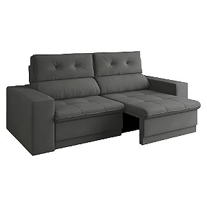 ESTOFADO ORTONORTE VERONA 2,00M RETR. E RECL. PRD05021 CASTOR