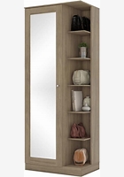 Sapateira Duetto 01 Porta Espelho Rustico