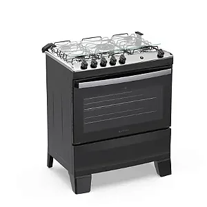 FOGAO 5B ATLAS AGILE UP C/ACENDIMENTO 300002041 PRETO BIVOLT