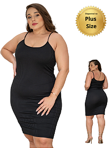 Vestido Plus Size Quadriculado