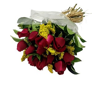 Buquê tradicional 12 rosas