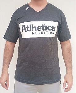 Camiseta Unissex - Cinza - Atlhetica Nutrition