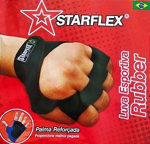 Luva Esportiva - RUBBER - Starflex