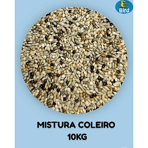 Mistura para Coleiro 10kg - Alimentação Completa e Balanceada para Pássaros
