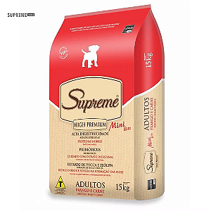 Ração Supreme High Premium Mini Bits 10,1kg para Cães Adultos de Raças Pequenas