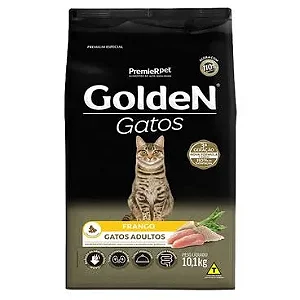 Ração Golden Gatos Adultos Frango 10,1kg Premium Especial