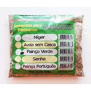 Nutripássaros Painço Verde 200g