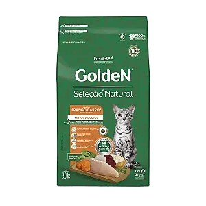 GoldeN Seleção Natural Gatos Adultos Frango 3kg