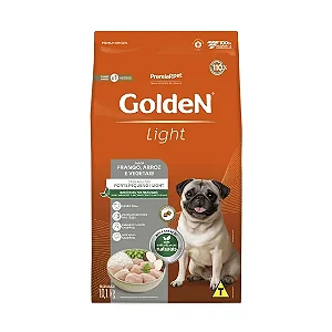 Ração Golden Fórmula Cães Adultos Light 10,1kg para Controle de Peso