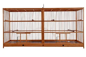 Gaiola Voadeira MF 80cm de Madeira – 80 × 20 × 36cm