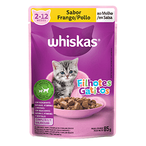 Whiskas Sachê Filhotes Frango 85g