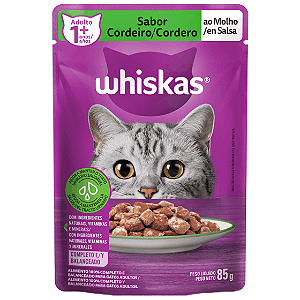 Whiskas Sachê Cordeiro 85g