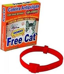 Coleira Free Cat Antipulgas para Gatos – 1 Unidade
