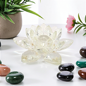 Flor de lótus cristal feng shui