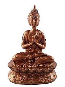Buda Meditando com Cristais