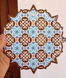 Enfeite Parede ou Descanso de Panela - Azulejo Português