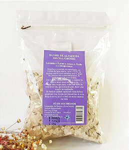 Banho de Alfazema com Sal Grosso