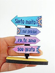 Mini Placa Decorativa Hoponopono