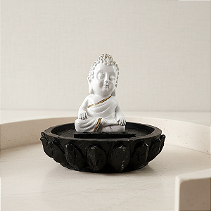 Incensário Buda Zen - Meditando