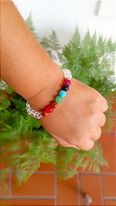 Pulseira 7 Chakras - Cristal