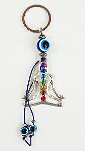 Chaveiro Meditação dos Chakras