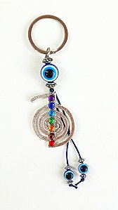 Chaveiro Reiki com Sete Chakras