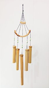 Sino dos Ventos Harpa em Bambu Natural