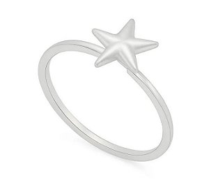 Anel Estrela na Prata 925 n° 20