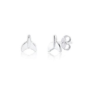 Brinco Rabo de Sereia na Prata 925