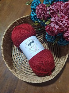 Lã para cabelo de boneca (Vermelho)