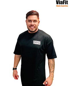 Camiseta Oversized 100% Algodão Preta