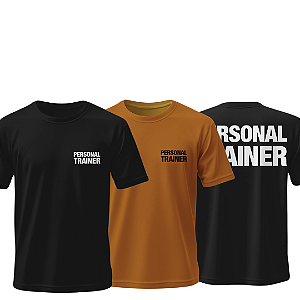 Combo 3 Camisetas Poliamida Personal Trainer