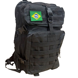 Mochila tática Preta.