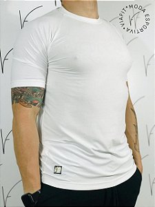 Camiseta Poliamida Branca Masculina