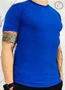 Camiseta Poliamida Azul Royal Masculina