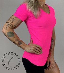 Baby Look Poliamida Pink