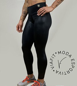 Legging Lisa Cirrê Preta