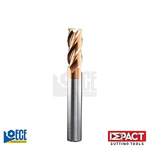 Fresa Reta Metal Duro 55HRC 4C 10mmx25x75 H10