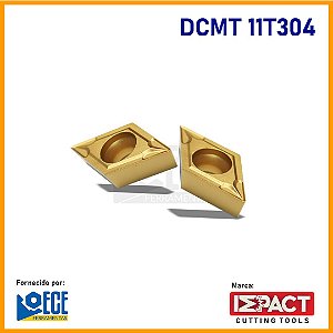 DCMT 11T304 NN LT10 PVD - Torneamento