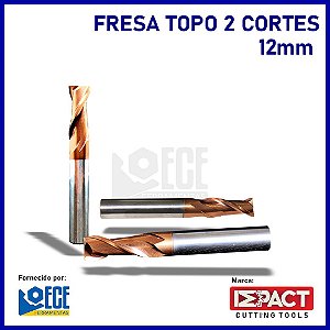 FRESA RETA METAL DURO 55HRC 2C 12mmX30X75 H12