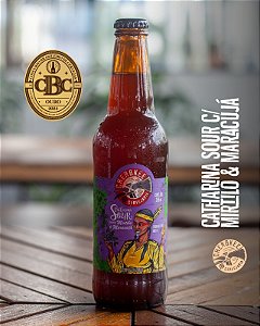Cerveja Cherokee Catharina Sour Mirtilo e Maracujá