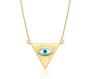 Colar olho Grego Triângulo
