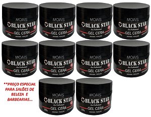 10 Gel Cera Black Star (preto) - 250g