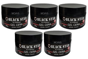 5 Gel Cera Black Star (preto) - 250g