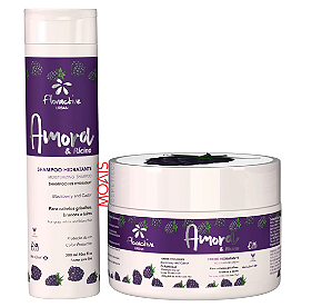 Kit Urban Floractive Amora e Ricino - Shampoo 300ml + Mascara 250g