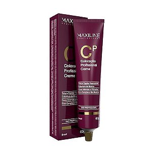 12 Tubos de Coloração Profissional Creme Maxiline  INTENSO Diversos - 60g