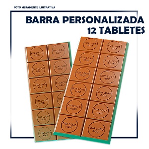 Barra Personalizada - 12 Tabletes