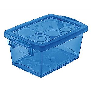 Ordene Mini Organizador C/ Trava 650mL Azul